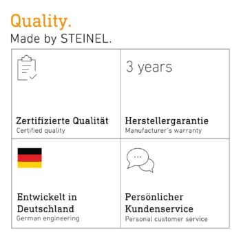 STEINEL L 810 C Vonkajšie nástenné svietidlo hore/dole antracitová farba