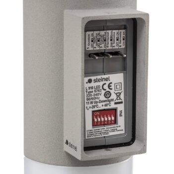 STEINEL L 910 S vonkajšie nástenné LED, striebro
