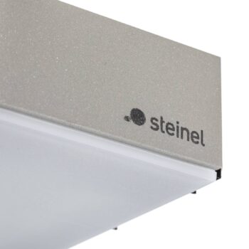 STEINEL LED nástenné svietidlo XSolar SOL-O S, strieborné, senzor