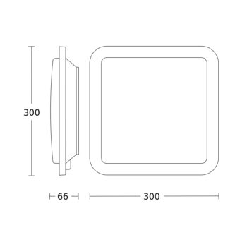 STEINEL RS D2 V3 stropné LED svetlo brúsená oceľ