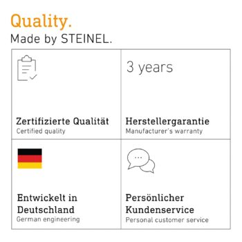 STEINEL RS D2 V3 stropné LED svetlo brúsená oceľ