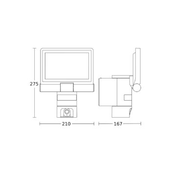 STEINEL XLED Cam 1 SC svetlo s kamerou odposluch
