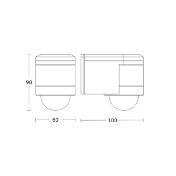 STEINEL detektor pohybu IS 240 DUO biely
