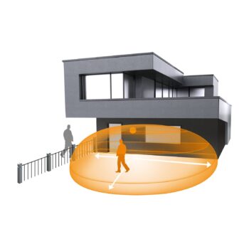 STEINEL iHF 3D COM1 detektor pohybu, antracit