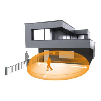 STEINEL iHF 3D COM1 detektor pohybu, biela
