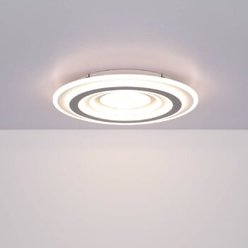 Sabatino LED stropné svietidlo, Ø 48 cm, biela/antracitová, CCT