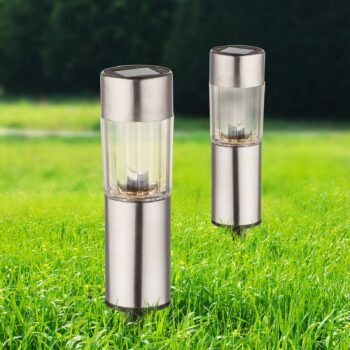 Sada 4 ks – solárne LED svietidlo Aro hrot do zeme