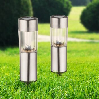 Sada 4 ks – solárne LED svietidlo Aro hrot do zeme