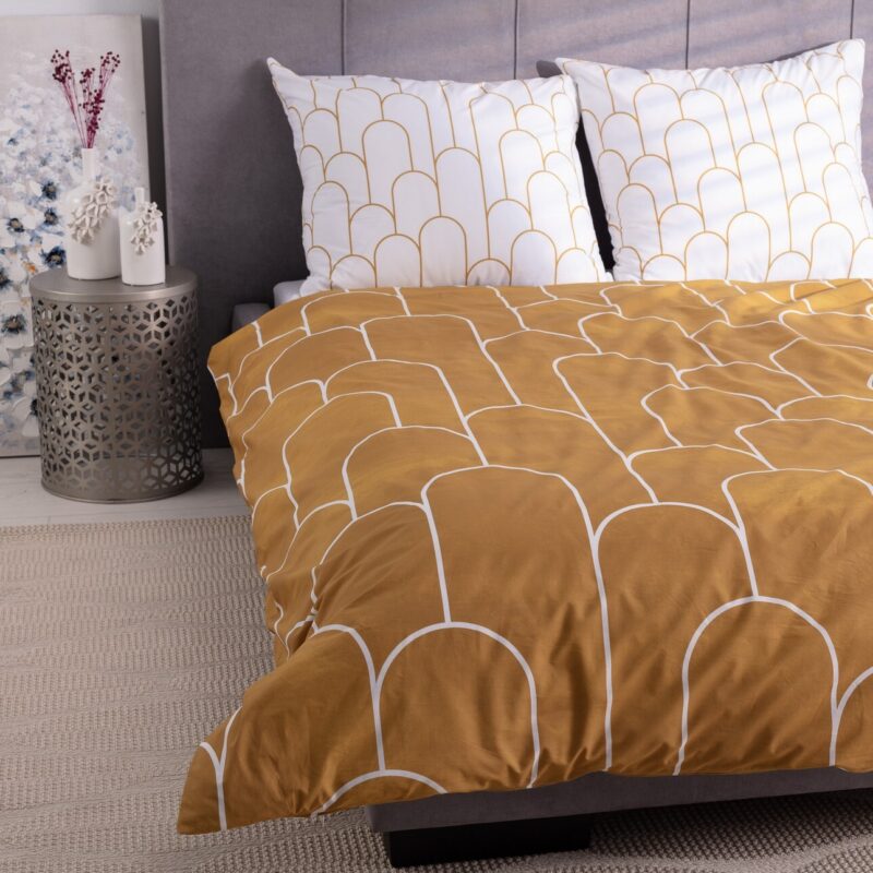 Sada bavlnených obliečok Yellow Rim 160x200cm, 160 x 200 cm Sada bavlnených obliečok Yellow Rim 160x200cm, 160 x 200 cm