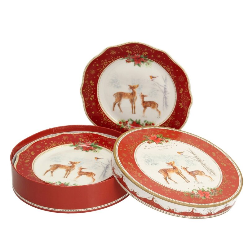 Sada tanierov Christmas Time ⌀20cm, 20 x 20 x 5 cm Sada tanierov Christmas Time ⌀20cm, 20 x 20 x 5 cm