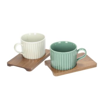Šálky Giorno Duo 250ml geen, 12 x 9 x 7 cm
