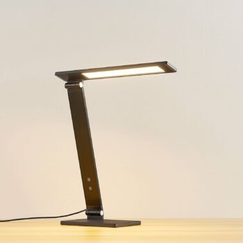 Salome stmievateľná LED lampa písací stôl čierna