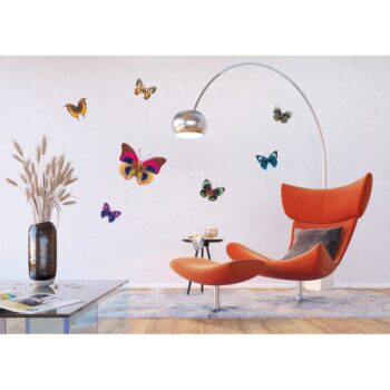 Samolepiaca dekorácia Butterflies, 30 x 30 cm
