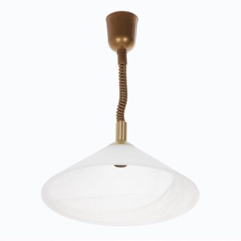 Saturn nastaviteľná závesná lampa vzhľad mosadz