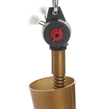 Saturn nastaviteľná závesná lampa vzhľad mosadz