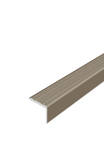 Schodová hrana samolepiaca - Šampaň 24,5x20 mm 2,7 m