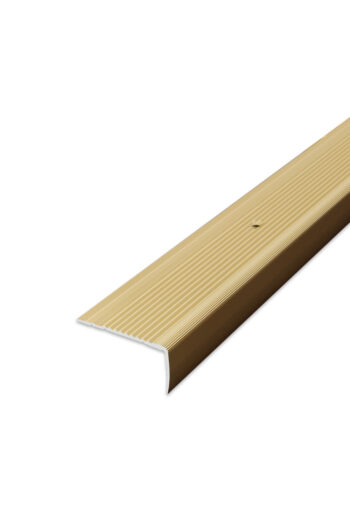Schodová hrana vŕtaná - Zlatá 45x23 mm 2,7 m