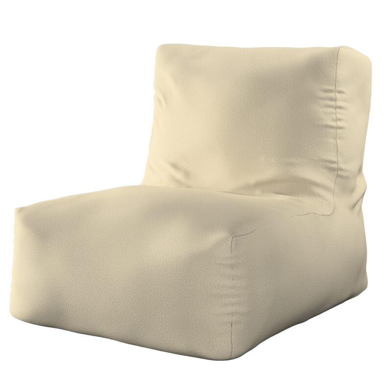 Sedací vak v tvare kresla - jednofarebný, jasny beż, 87 x 31 x 75 cm, Teddy, 702-81 Sedací vak v tvare kresla - jednofarebný, jasny beż, 87 x 31 x 75 cm, Teddy, 702-81