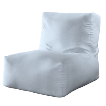 Sedací vak v tvare kresla - jednofarebný, modrá melanž, 87 x 31 x 75 cm, Amsterdam, 704-46