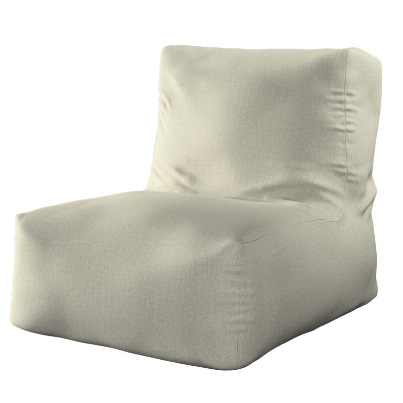 Sedací vak v tvare kresla - jednofarebný, šedo - béžový šenil, 87 x 31 x 75 cm, City, 704-80 Sedací vak v tvare kresla - jednofarebný, šedo - béžový šenil, 87 x 31 x 75 cm, City, 704-80