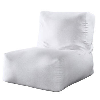 Sedací vak v tvare kresla - jednofarebný, sivá, 87 x 31 x 75 cm, Amsterdam, 704-45