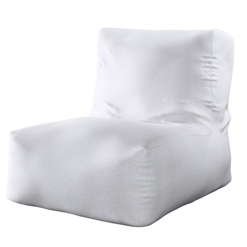 Sedací vak v tvare kresla - jednofarebný, sivá, 87 x 31 x 75 cm, Amsterdam, 704-45 Sedací vak v tvare kresla - jednofarebný, sivá, 87 x 31 x 75 cm, Amsterdam, 704-45