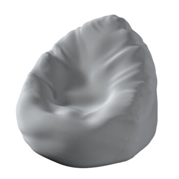 Sedací vak + výplň, tmavo - sivá, Ø50 x 85 cm, Ingrid, 705-42