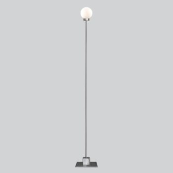 Severná stojacia lampa Snowball, oceľ