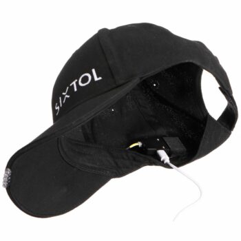 Sixtol Šiltovka s LED svetlom B-CAP 25lm, USB, uni, čierna