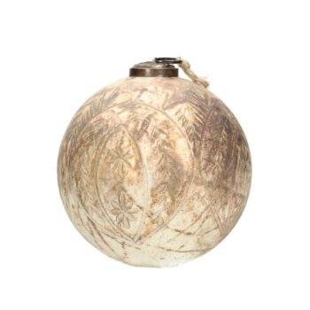 Sklenená ozdoba Retro Bauble ⌀13cm matt, 13 x 13,7 cm