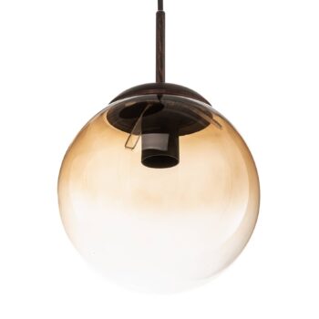 Sklenená závesná lampa Varus jantár 3-pl Ø 51 cm
