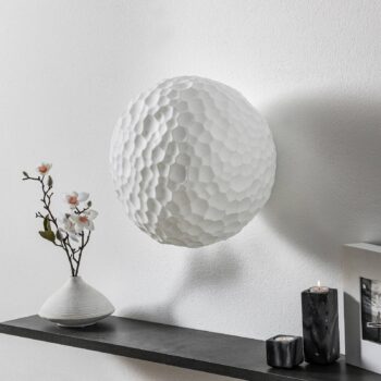 Sklenené nástenné svetlo Artemide Meteorite 35 cm