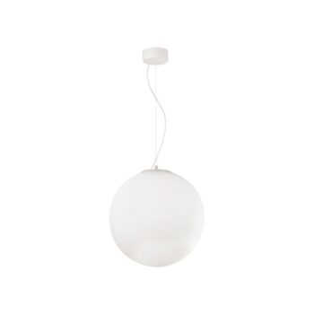 Sklenené závesné svietidlo Ideal Lux Mapa Ø 40 cm