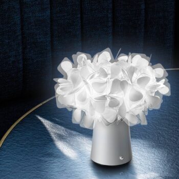 Slamp Clizia LED stolová lampa stmavená Mama Non Mama biela