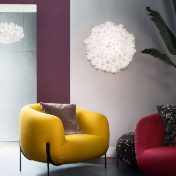 Slamp Clizia Mama Non Mama svetlo biela Ø 78 cm
