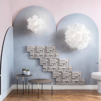 Slamp Clizia Pixel nástenné svietidlo, Ø 53 cm