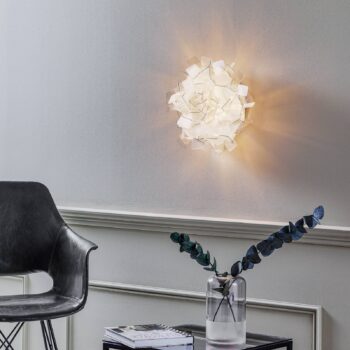 Slamp Clizia stropné svietidlo, Ø 32 cm, fumé