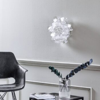 Slamp Clizia stropné svietidlo, Ø 32 cm, fumé