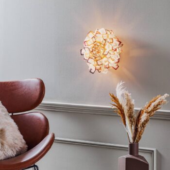 Slamp Clizia stropné svietidlo, Ø 32 cm, oranžová