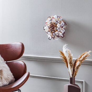 Slamp Clizia stropné svietidlo, Ø 32 cm, oranžová