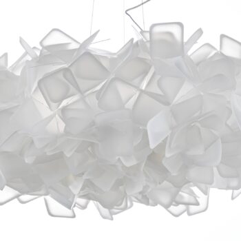 Slamp Clizia závesná lampa, Ø 78 cm, biela