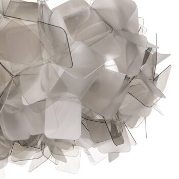 Slamp Clizia závesná lampa, Ø 78 cm, fumé