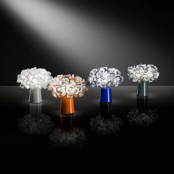 Slamp Clizia – dizajnérska stolová lampa, opálová