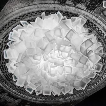 Slamp Clizia – dizajnérske nástenné svetlo, biele