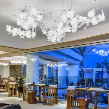 Slamp Hanami Suspension závesné svietidlo, číry kábel