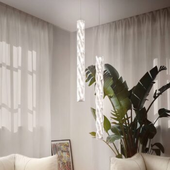 Slamp Hugo Vertical závesné LED svietidlo prizma