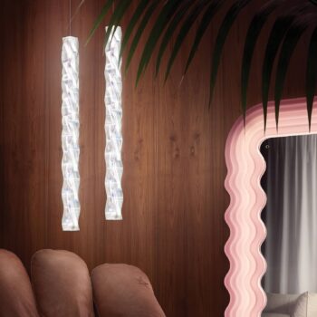 Slamp Hugo Vertical závesné LED svietidlo prizma