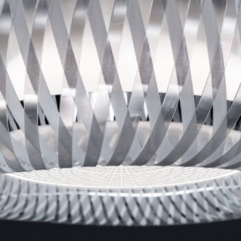 Slamp Kalatos závesná lampa, priehľadná/biela