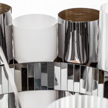 Slamp La Lollo Medium závesná lampa, cín/biela