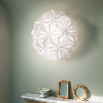 Slamp La Vie M stropné svietidlo šírka 47 cm biela